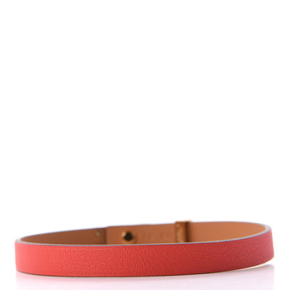 Hermes Swift Mini Dog Double Tour Bracelet T2 Rouge Tomate 3 of 9