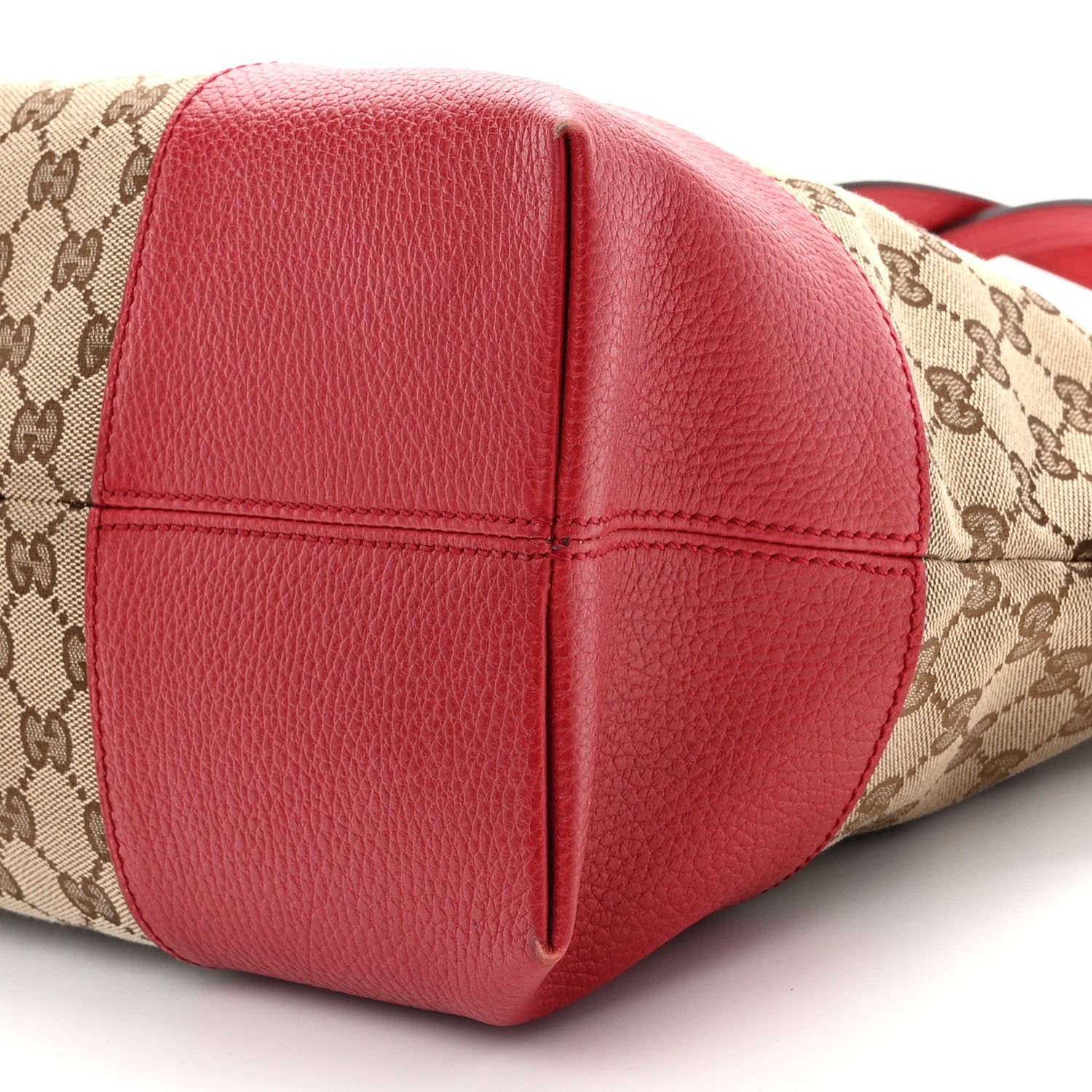 Gucci Monogram Medium Bree Shoulder Bag Red 10 of 14