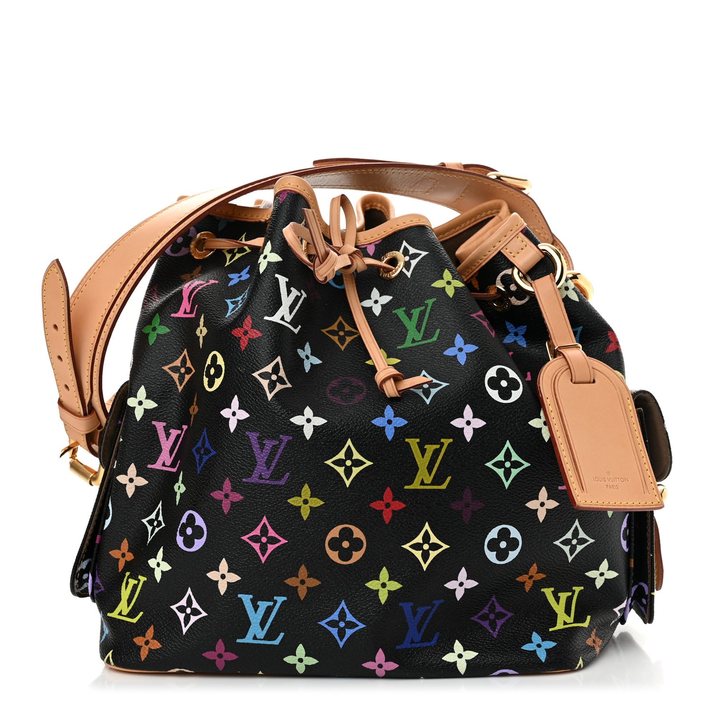Monogram Multicolor Petit Noe Black