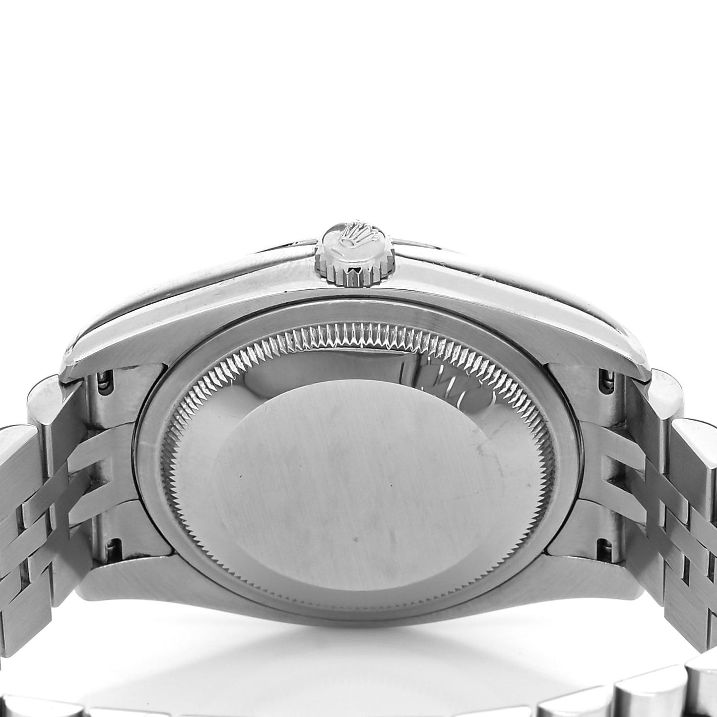 Stainless Steel 18K White Gold Diamond 36mm Oyster Perpetual Datejust Watch Silver 116234