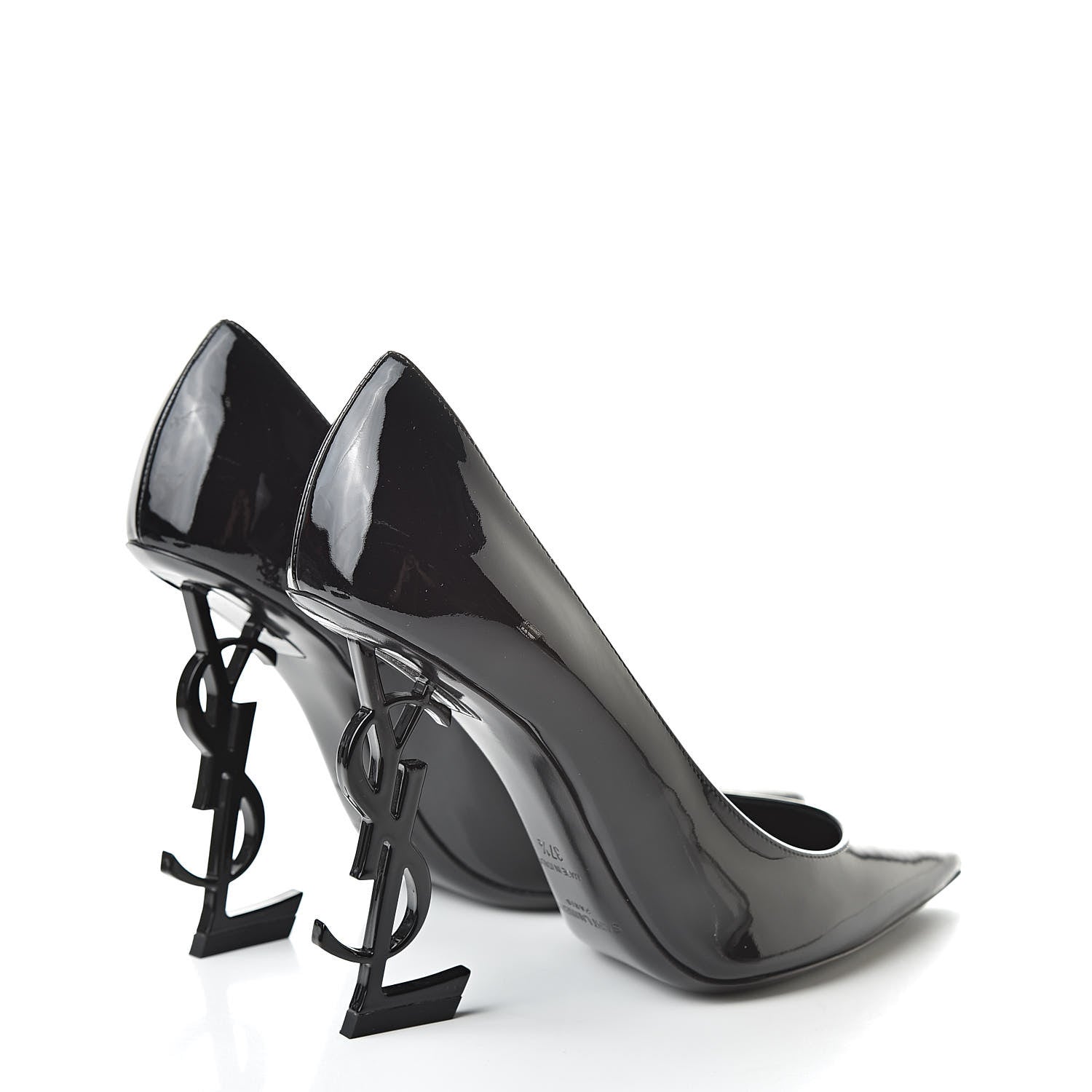 Saint Laurent Patent Opyum 110 Pumps 37.5 Black 4 of 8