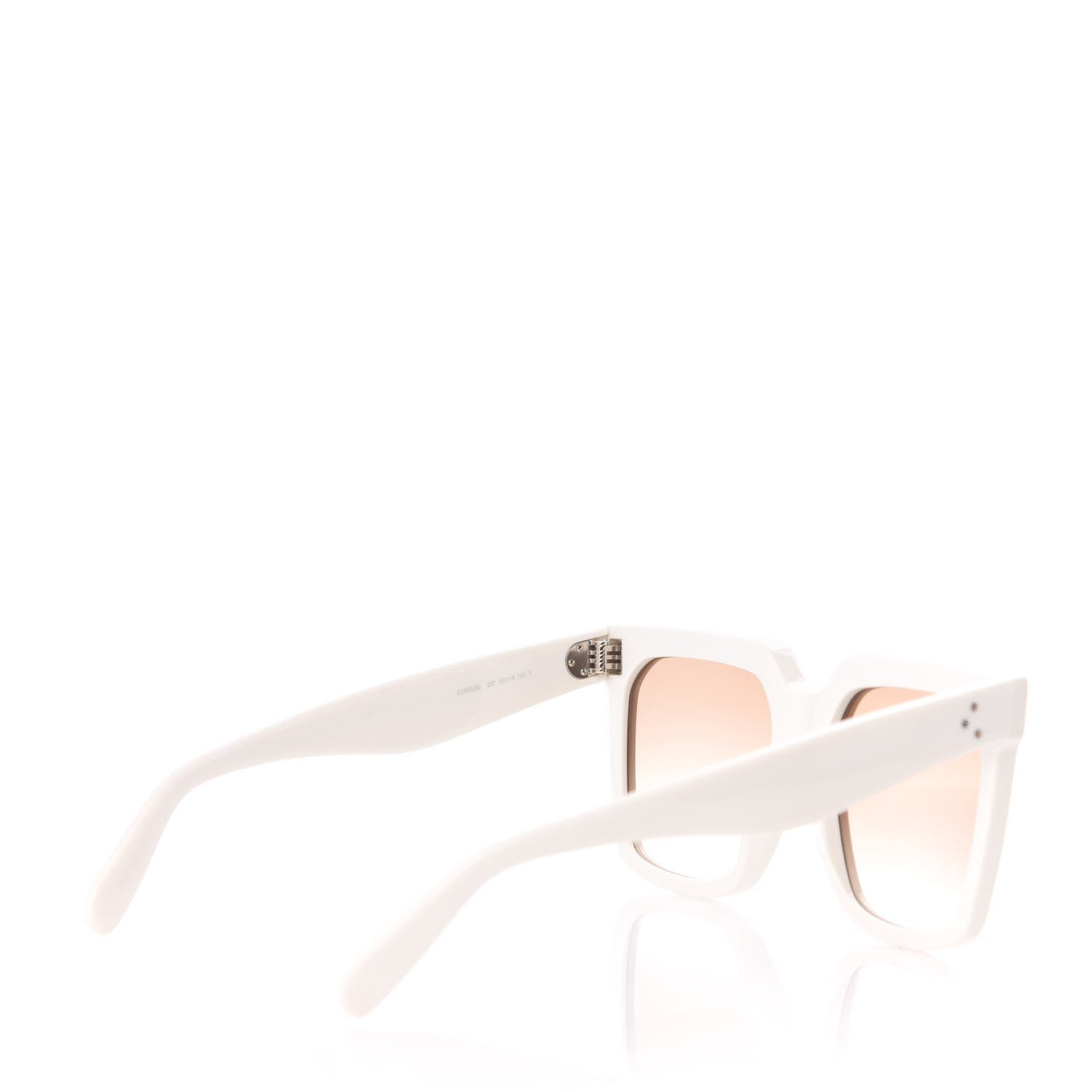 Celine Acetate Studded Square Sunglasses CL40551S White 4 of 6