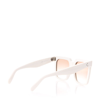 Celine Acetate Studded Square Sunglasses CL40551S White 4 of 6
