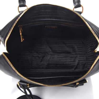 Prada Saffiano Lux Bowler Black 6 of 8
