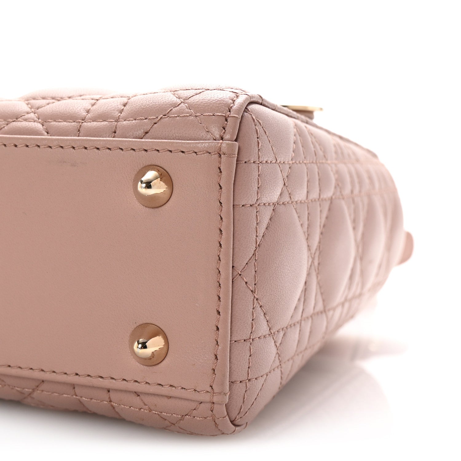 Christian Dior Lambskin Cannage Small My ABCDior Lady Dior Fard 17 of 17