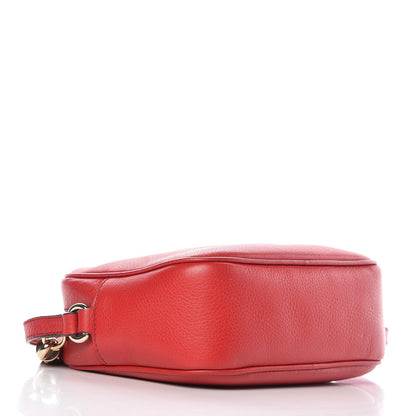 Gucci Pebbled Calfskin Small Soho Disco Bag Tabasco Red 4 of 12