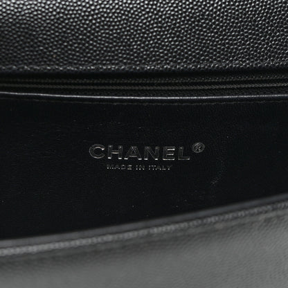 Chanel Caviar Quilted New Medium Boy Flap Black 6 of 11