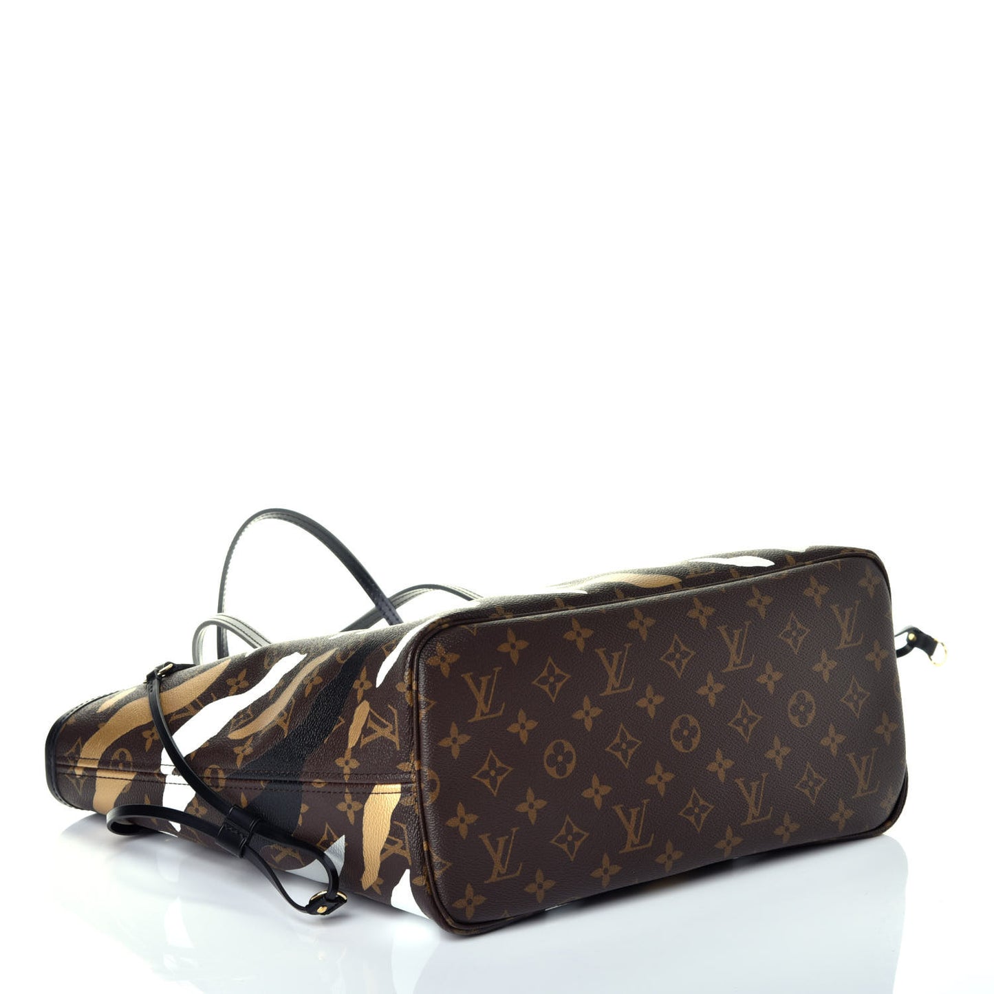 X LOL Monogram Neverfull MM Gold Silver