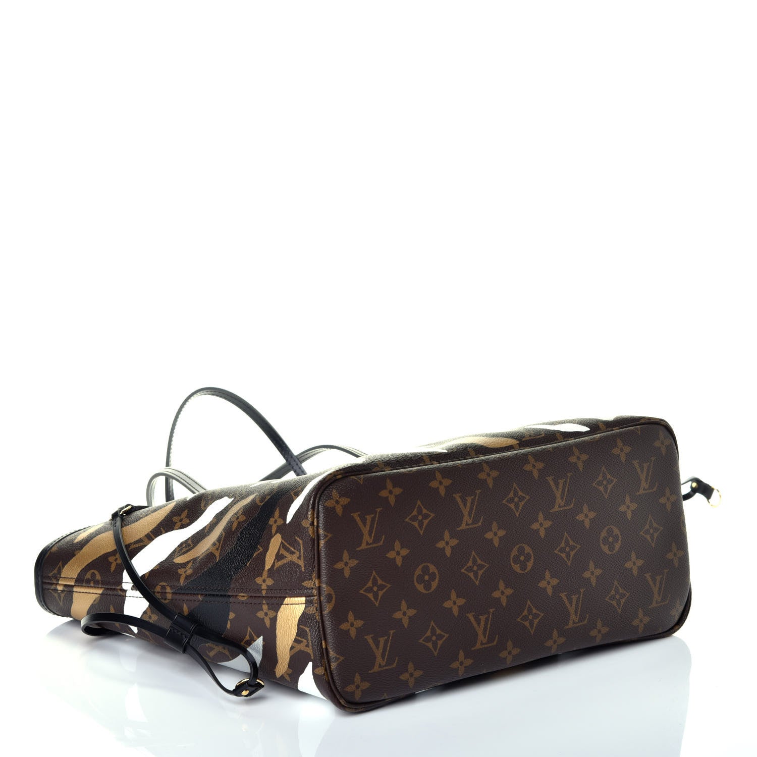 Louis Vuitton X LOL Monogram Neverfull MM Gold Silver 4 of 10