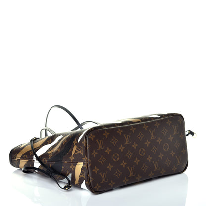 Louis Vuitton X LOL Monogram Neverfull MM Gold Silver 4 of 10