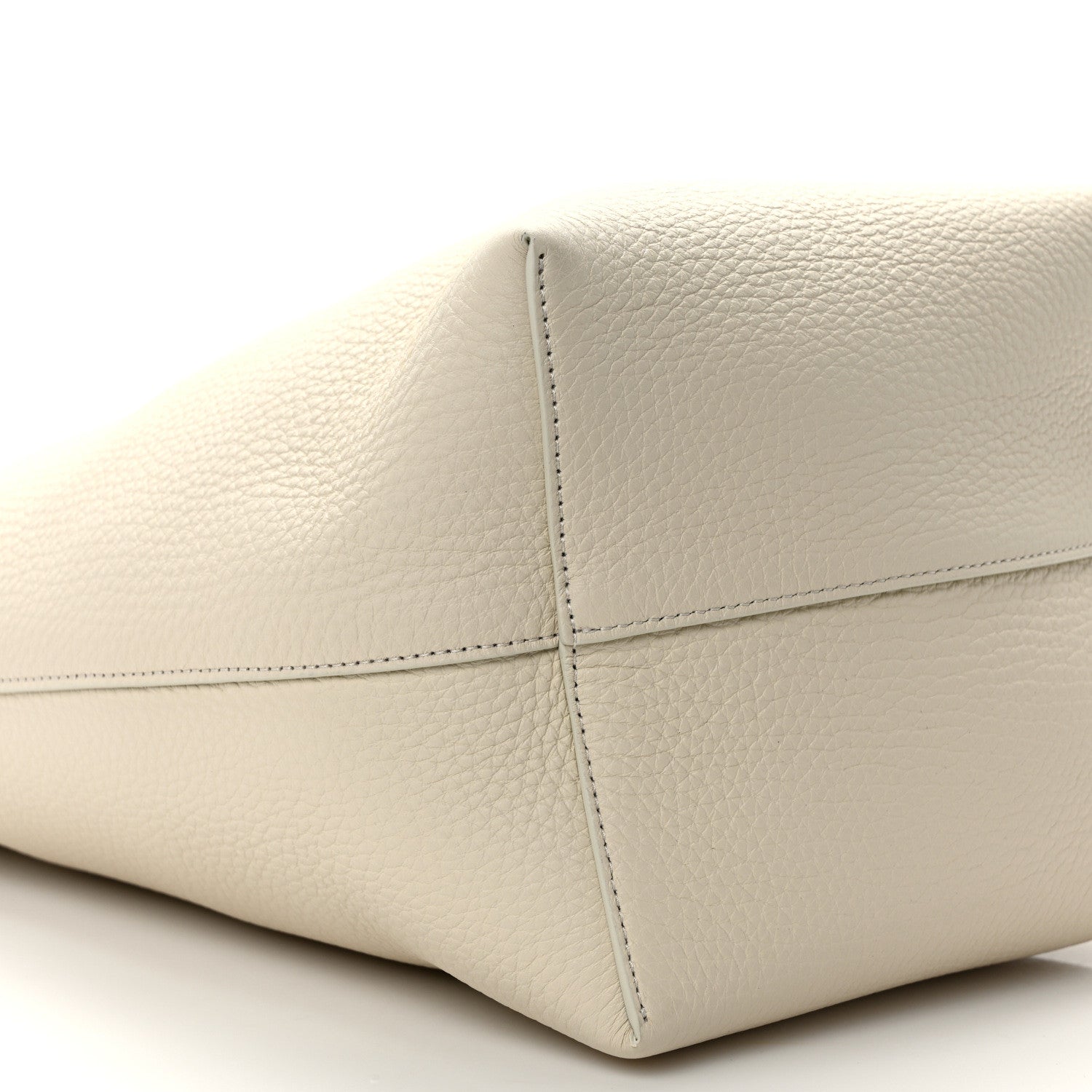 The Row Grained Calfskin Medium N/S Park Tote Ivory 7 of 8