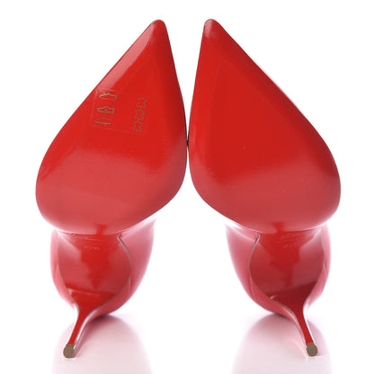Christian Louboutin Patent Pigalle Follies 100 Pumps 35.5 Pavot 5 of 11