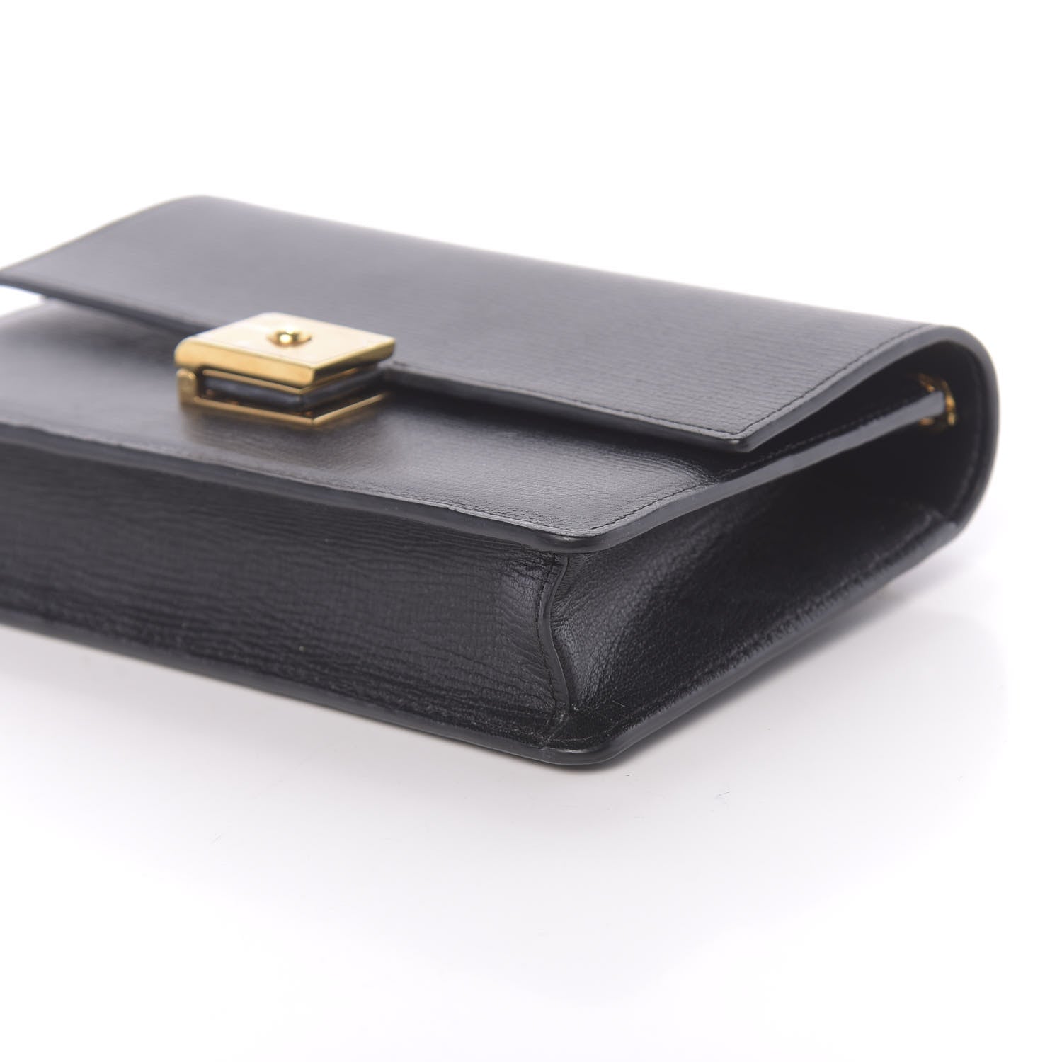 Mulberry Small Classic Grain Cheyne Clutch Black 8 of 10