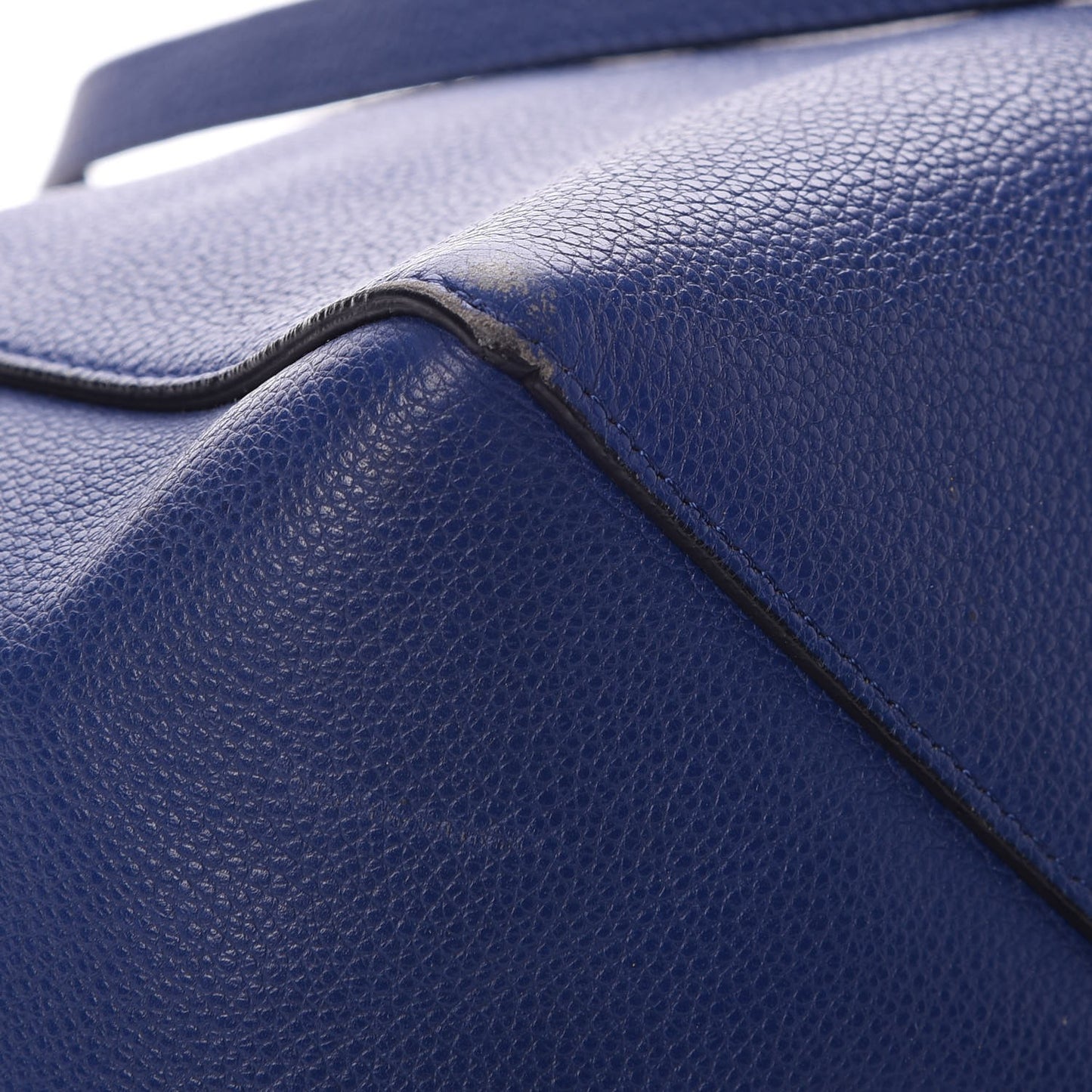 Soft Grained Calfskin Small Belt Cabas Phantom Indigo