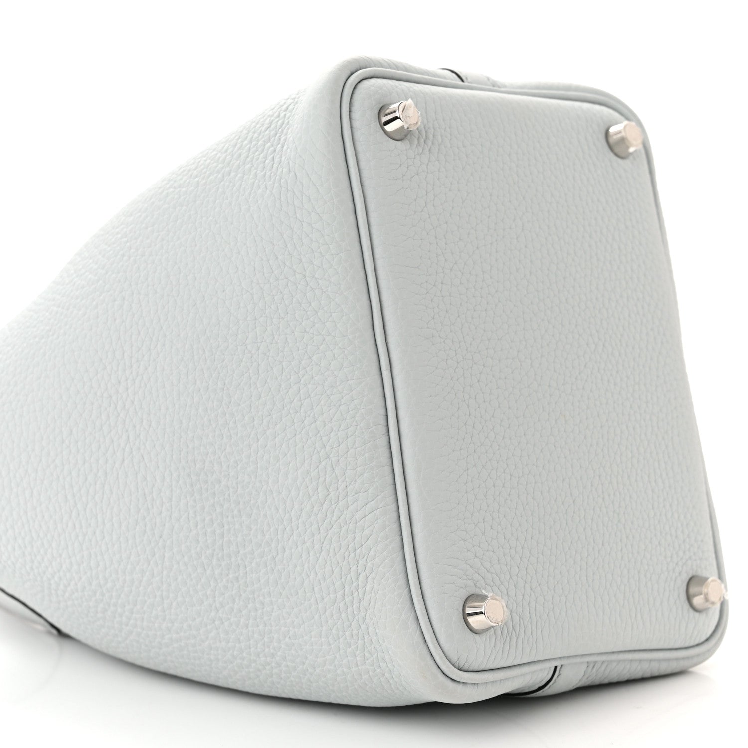 Hermes Taurillon Clemence Picotin Lock 18 PM Bleu Pale 9 of 10