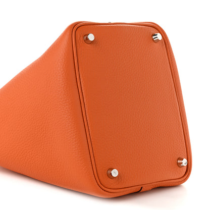 Hermes Taurillon Clemence Picotin Lock 18 PM Orange 8 of 10