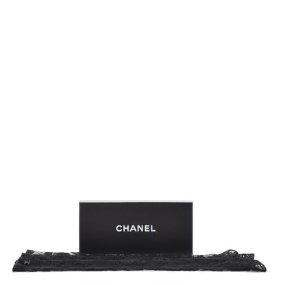 Chanel Lace Fingerless Gloves Black 7 of 7
