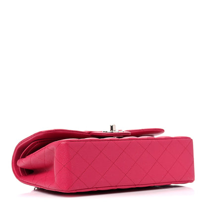 Chanel Caviar Quilted Small Double Flap Dark Pink 5 of 10