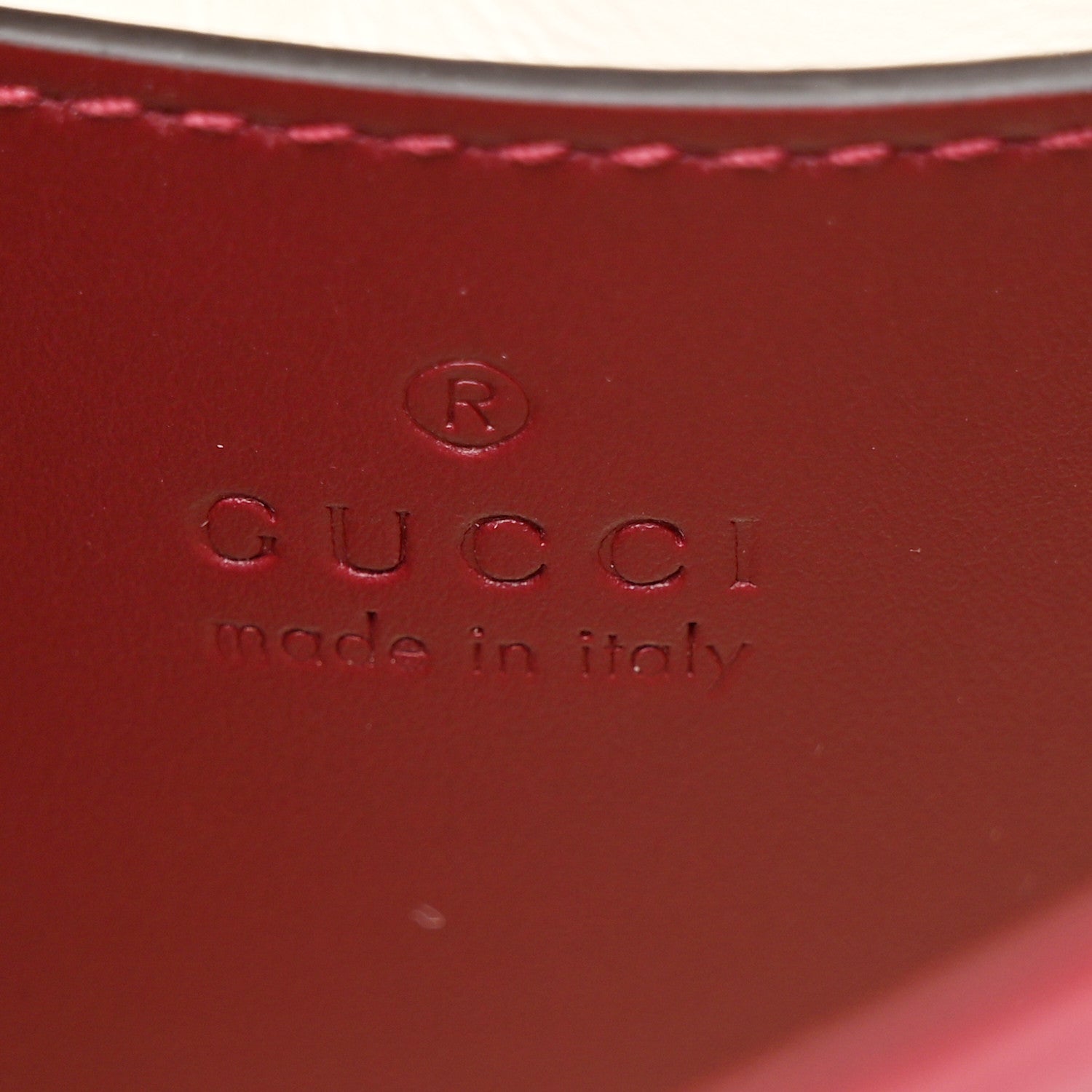 Gucci Calfskin Matelasse Mini GG Marmont Shoulder Bag Rosso Ancora 6 of 11