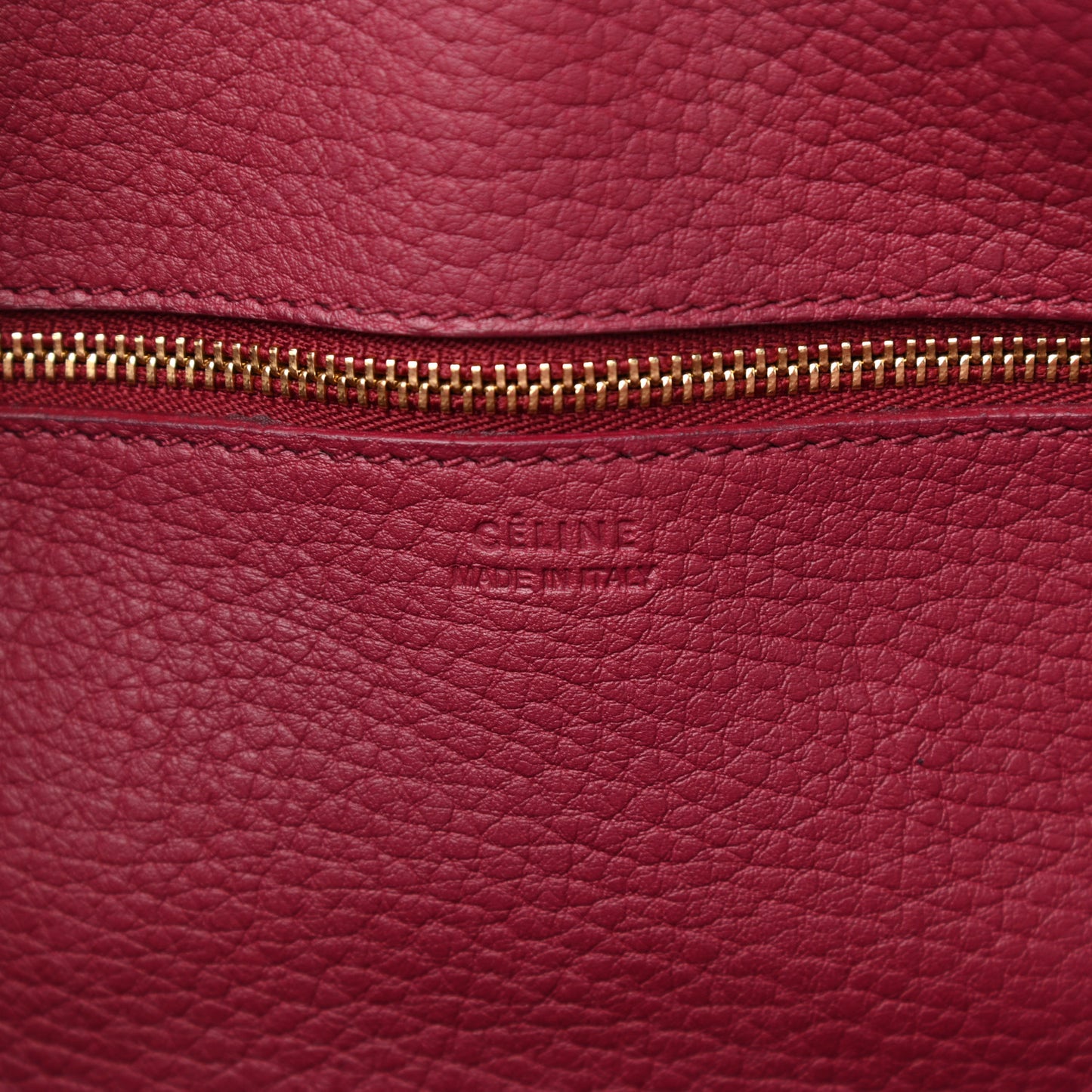 Crisped Calfskin Small Tie Knot Tote Red