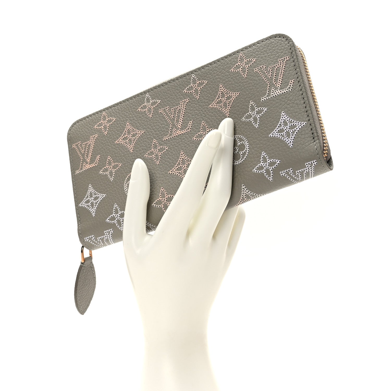 Louis Vuitton Mahina Flight Mode Zippy NM Wallet Gray 2 of 8