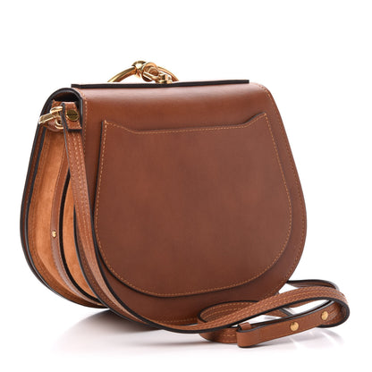 Chloe Calfskin Suede Medium Nile Bracelet Bag Caramel 3 of 10