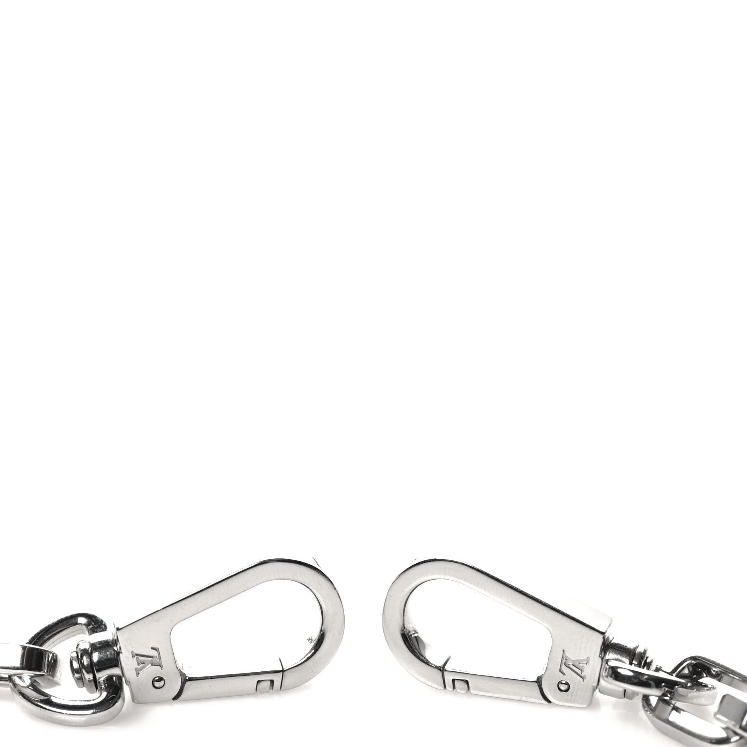 Louis Vuitton Metal Dauphine Chain Long Shoulder Strap Silver 3 of 3