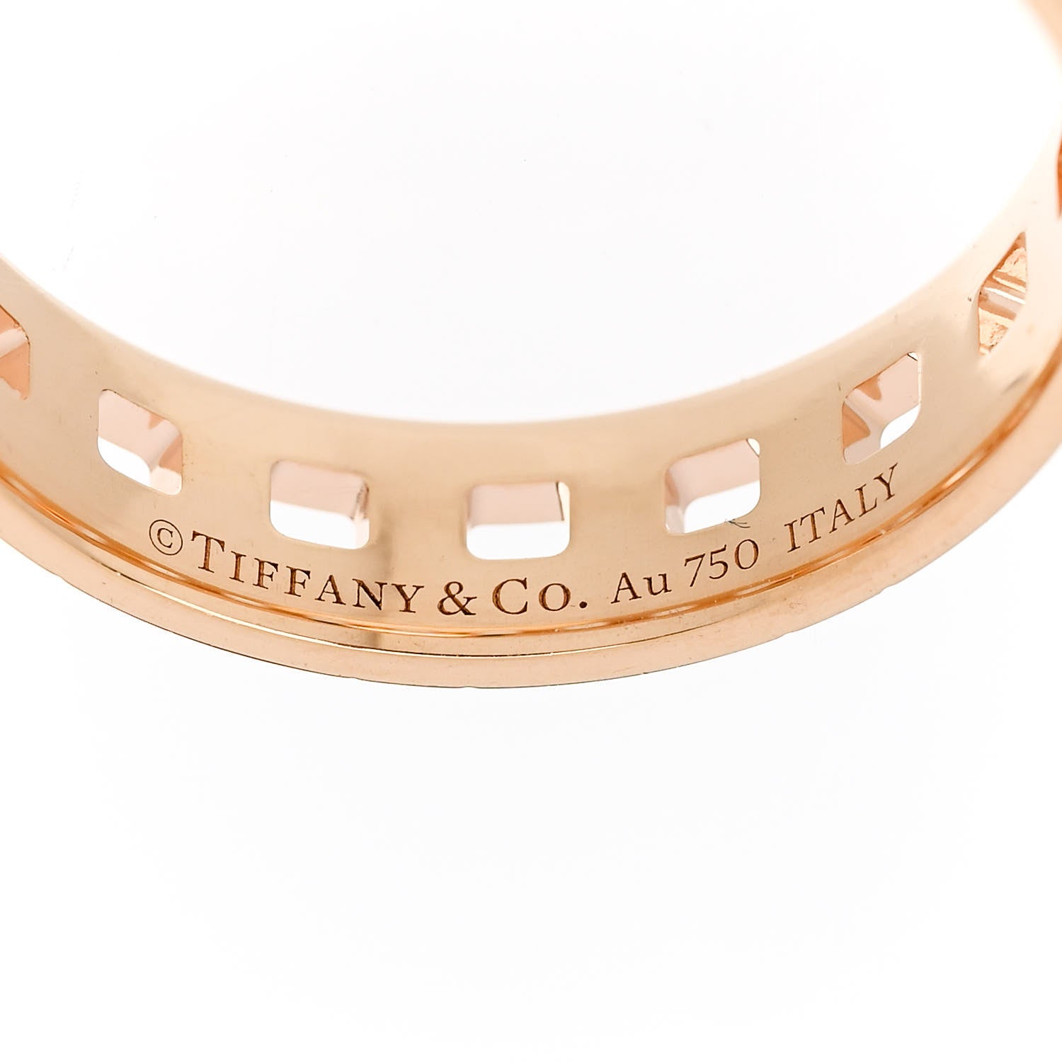 Tiffany 18K Rose Gold T True Wide Ring 58 8.25 5 of 5