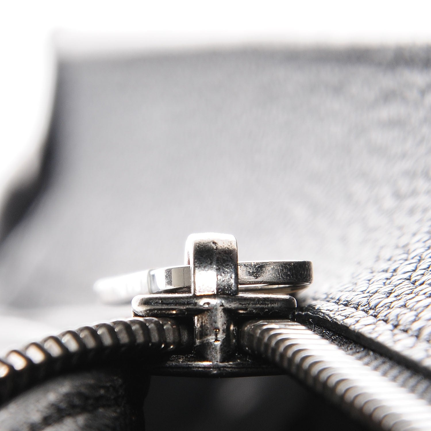 Celine Drummed Calfskin Suede Medium Trapeze Black 6 of 9