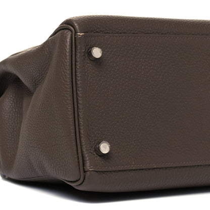 Hermes Togo Kelly Retourne 35 Chocolate 7 of 8