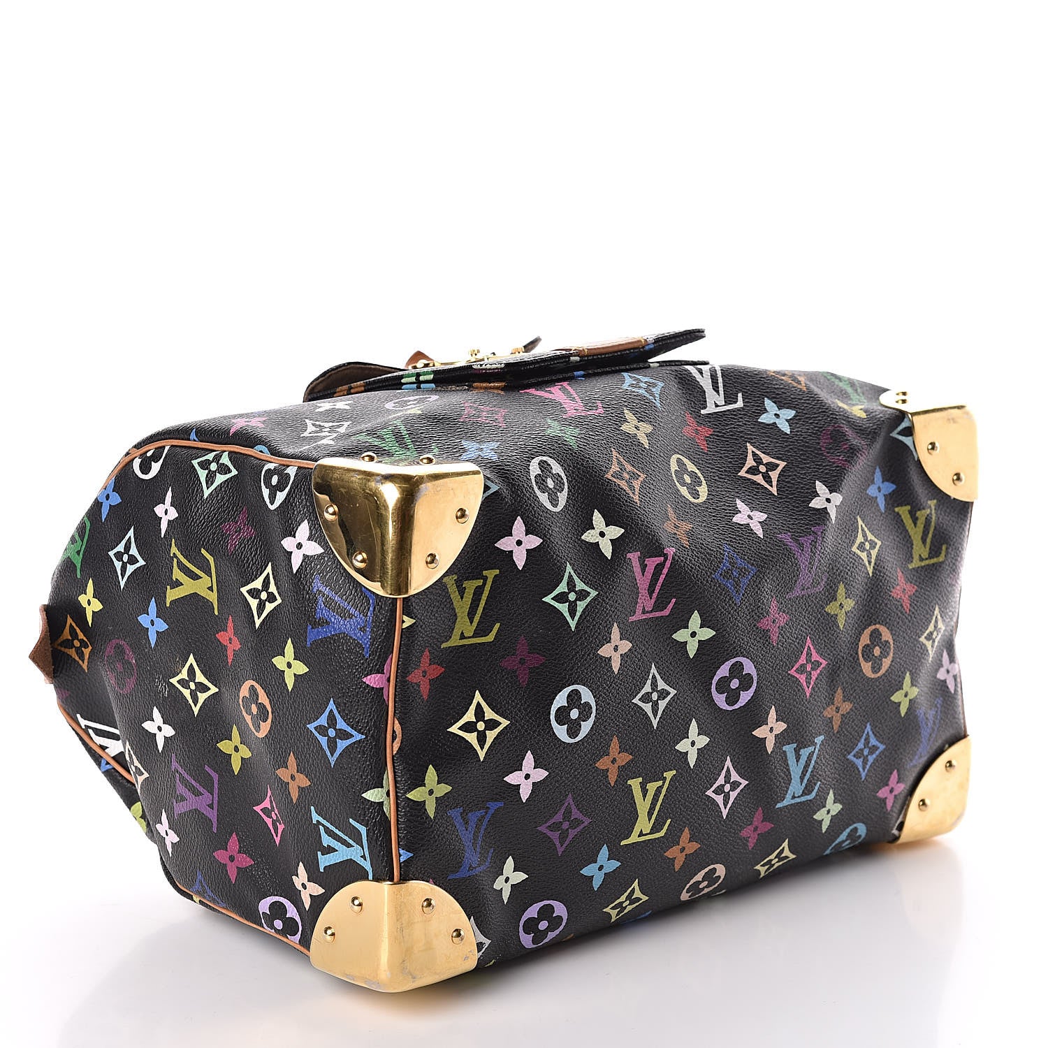 Louis Vuitton Monogram Multicolor Speedy 30 Black 4 of 12