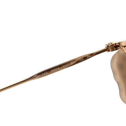 Miu Miu Metal Crystal Cat Eye Sunglasses SMU04Q Gold 6 of 9