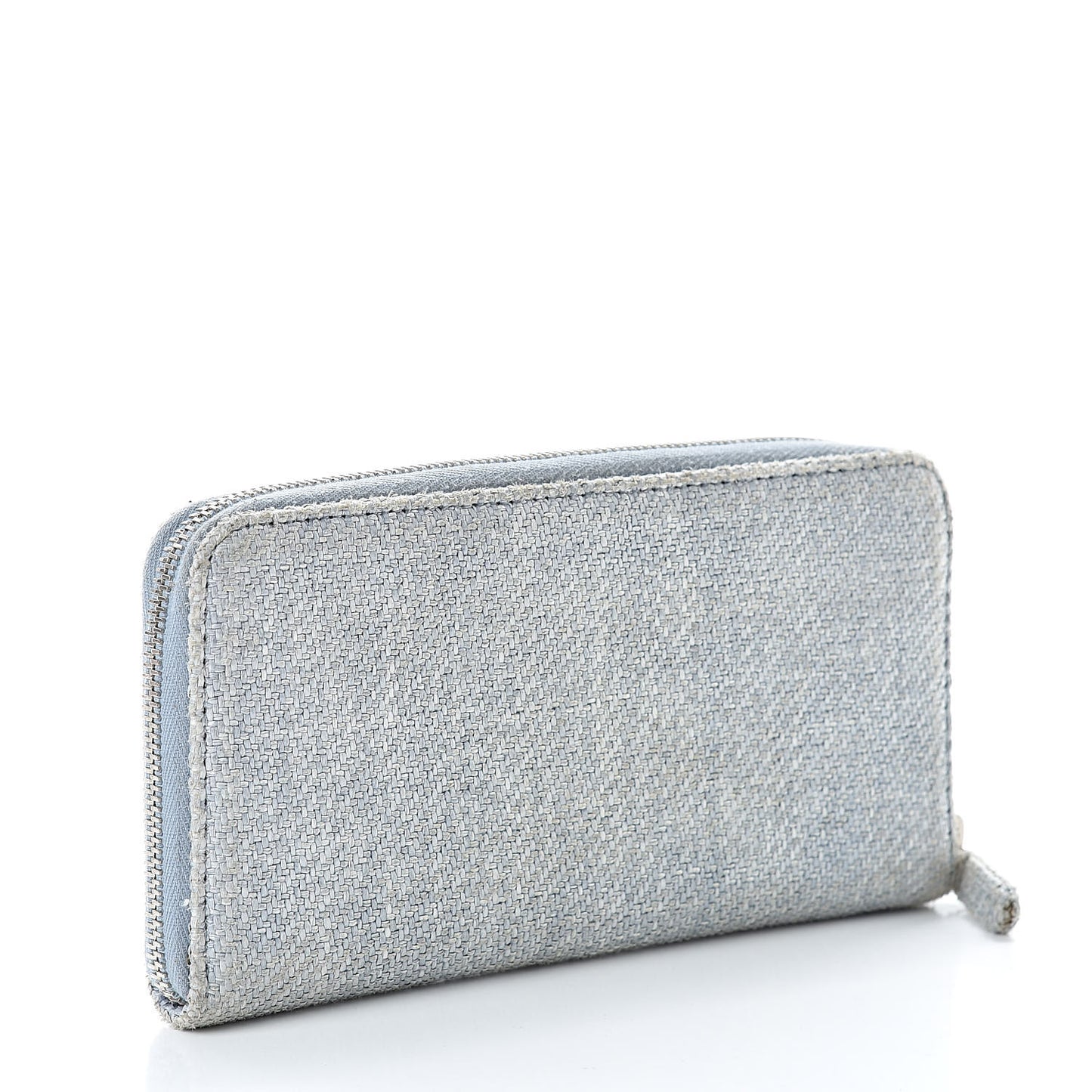 Canvas Deauville Zip Around Wallet Grey