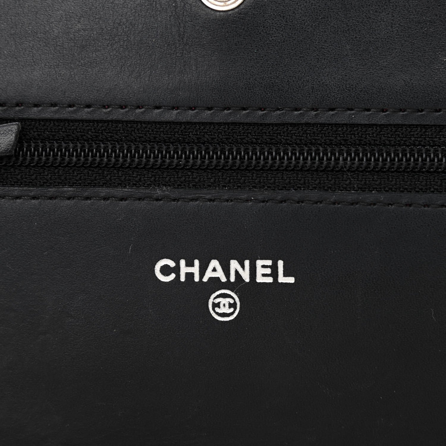 Chanel Calfskin Quilted Cambon Wallet On Chain WOC Black 6 of 12