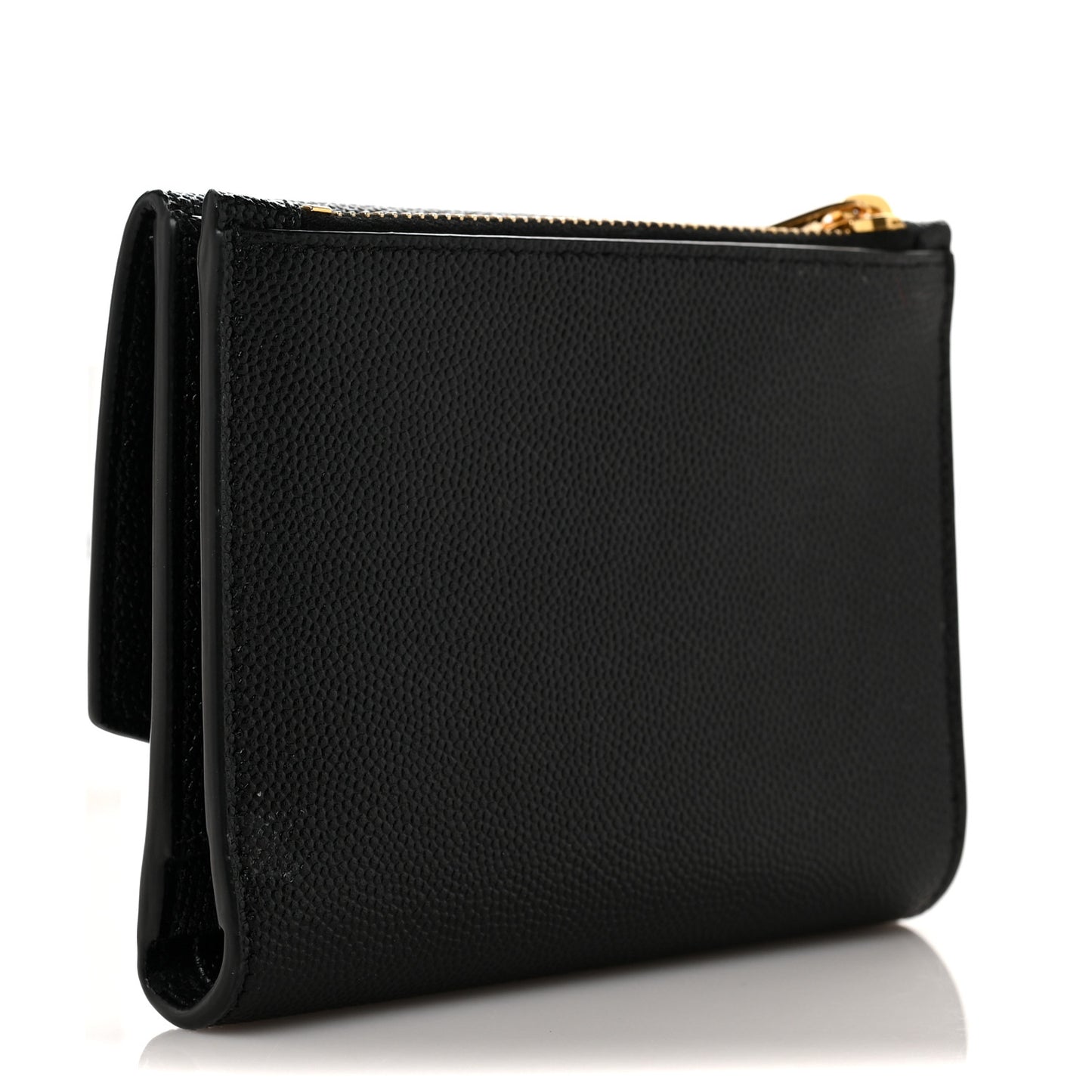Grain De Poudre Monogram Bi-Fold Wallet Black