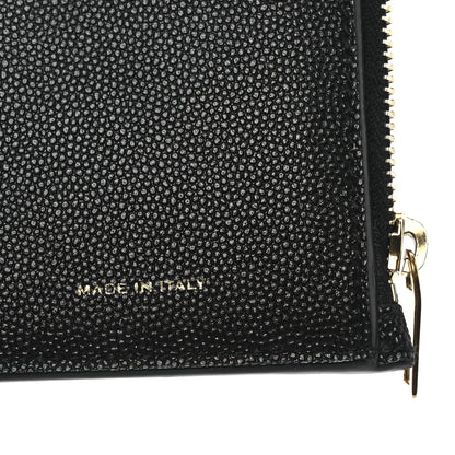 Saint Laurent Grain De Poudre Monogram Bi-Fold Wallet Black 8 of 12