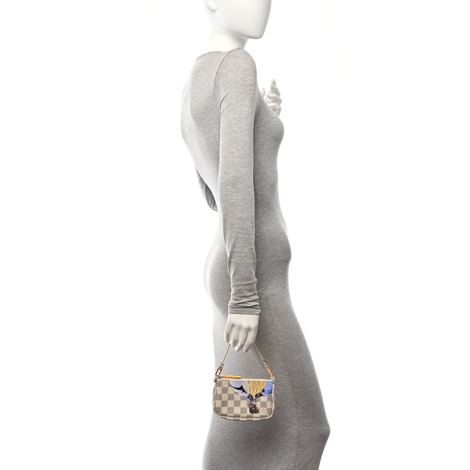 Louis Vuitton Damier Azur Illustre Mini Pochette Accessories 2 of 13