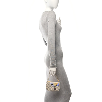 Louis Vuitton Damier Azur Illustre Mini Pochette Accessories 2 of 13