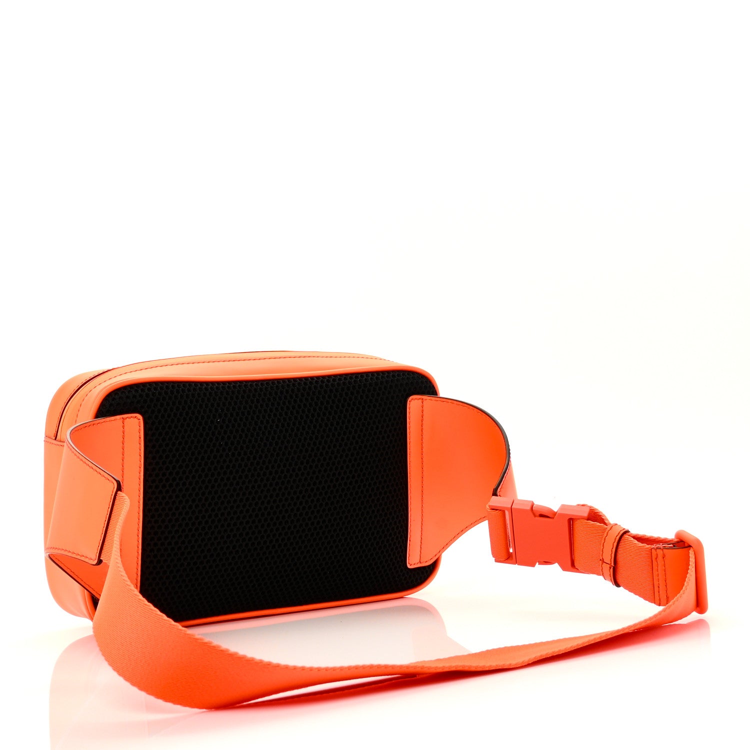 Gucci Rubber Effect Monogram GG Belt Bag New Orange Fluo 3 of 10