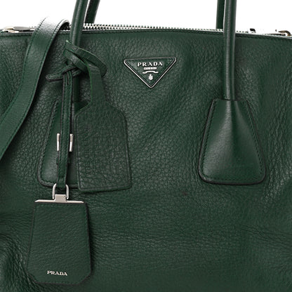 Prada Vitello Daino Shopping Tote Foresta 8 of 19