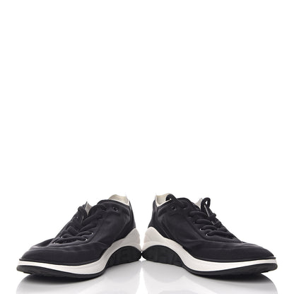 Chanel Lycra Womens CC Sneakers 40 Black 5 of 11