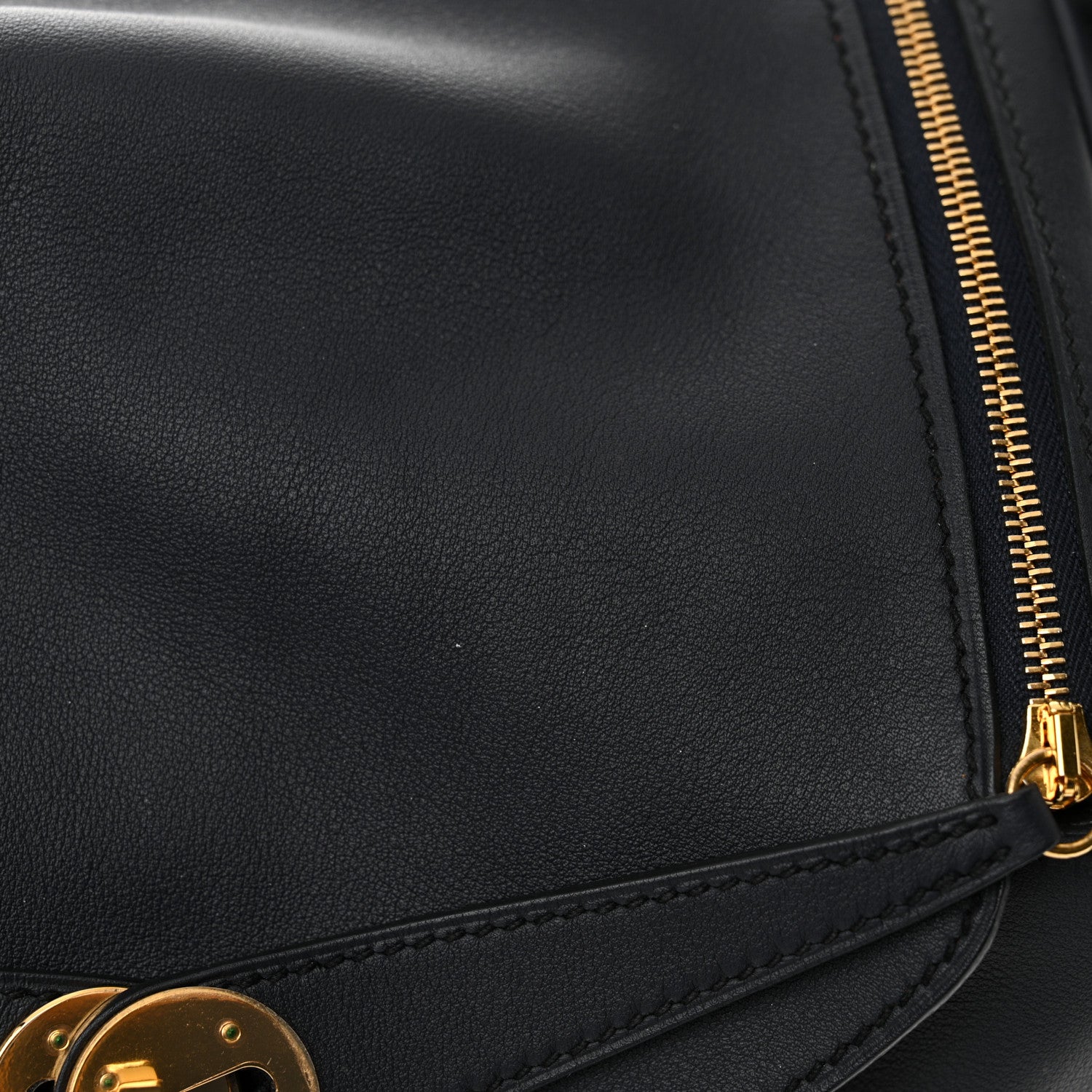 Hermes Swift Verso Lindy 26 Bleu Indigo Orange Poppy 12 of 12