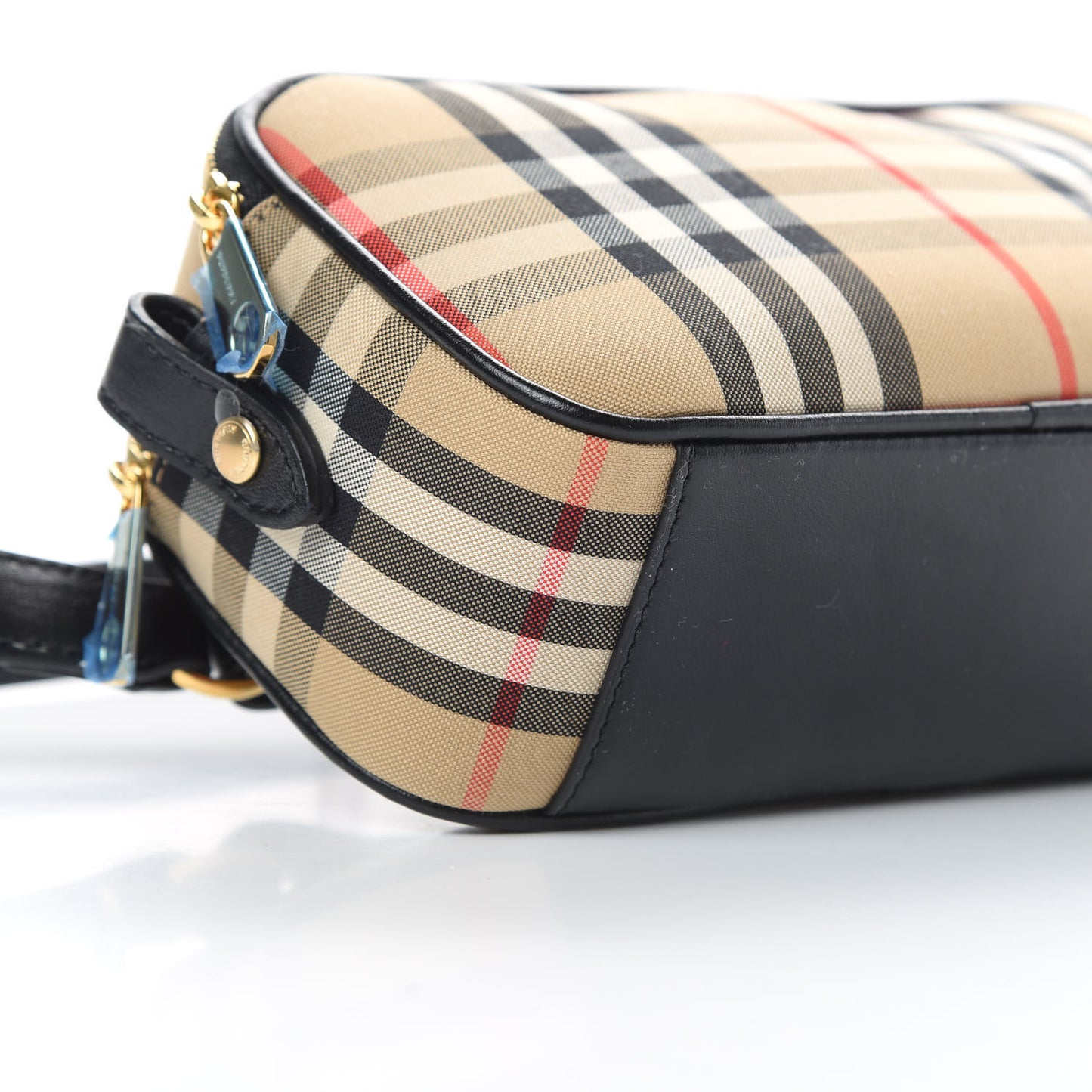 Vintage Check Small Camera Belt Bag Archive Beige