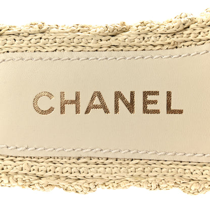 Chanel Braided Cord CC Mules 36 Light Beige 7 of 8