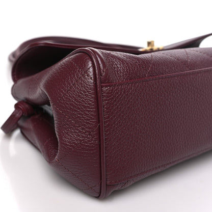 Chanel Grained Calfskin Stitched Urban Essentials Small Shopping Bag Burgundy 9 of 11