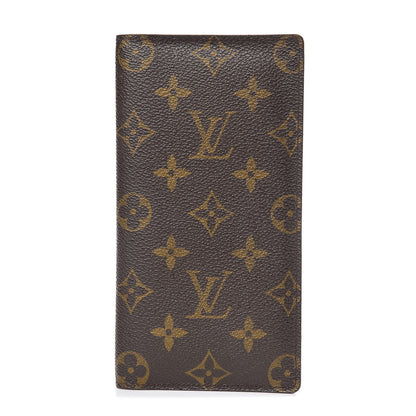 Louis Vuitton Monogram Porte Valeurs Checkbook Wallet 1 of 7