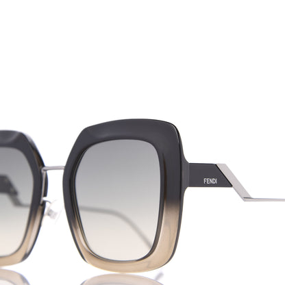 Fendi Square Sunglasses FF 0317/S Black Grey 7 of 8