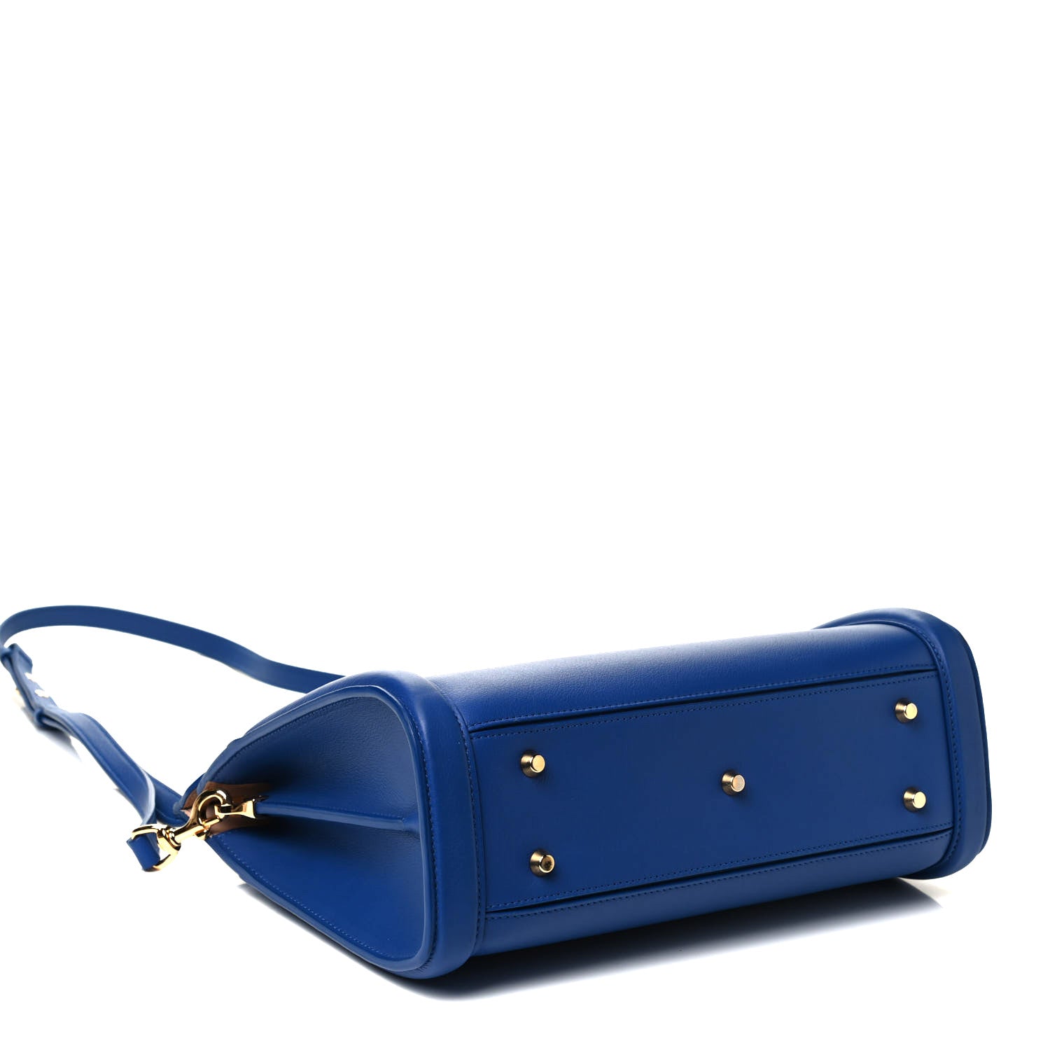 Alexander McQueen Sweet Calfskin Small Heroine 30 Blue 6 of 9