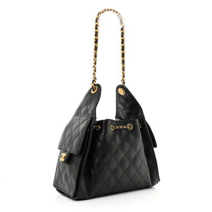 Chanel Caviar Quilted Small Chanel 25 Handbag Black 4 of 12