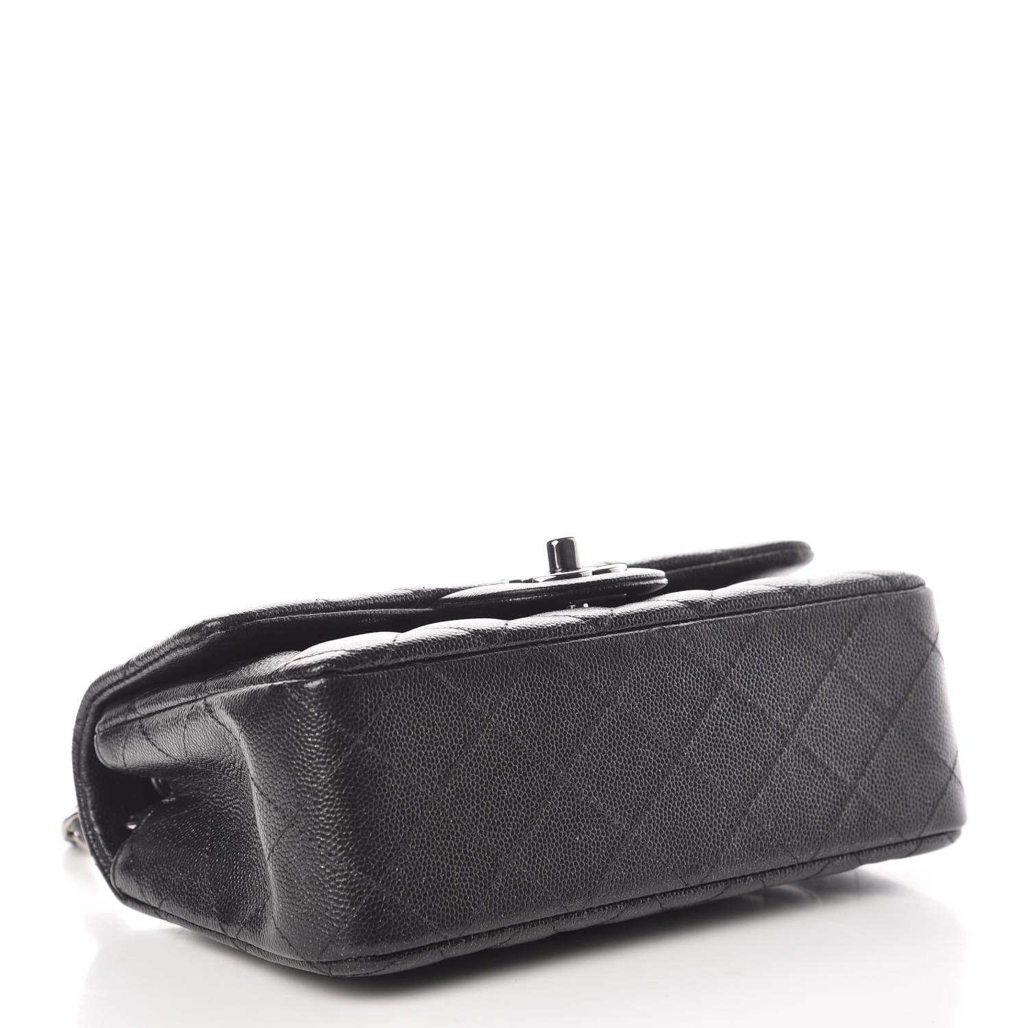 Chanel Iridescent Caviar Quilted Mini Rectangular Flap Black 4 of 10